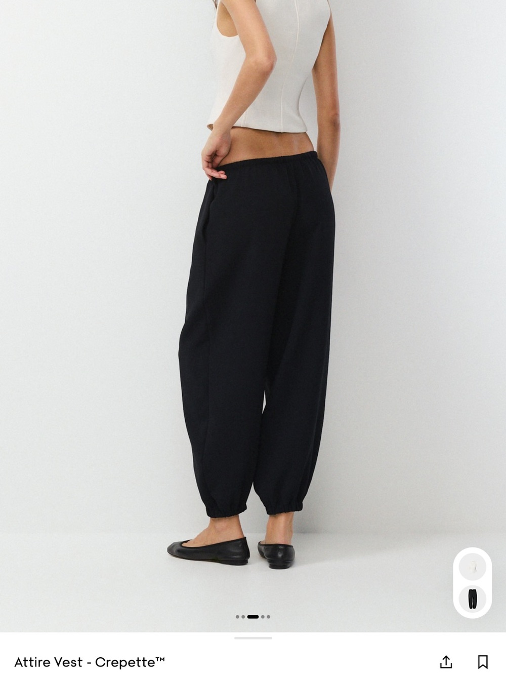 Aritzia Wilfred Attire Vest in Light Birch - Picture 2 of 3
